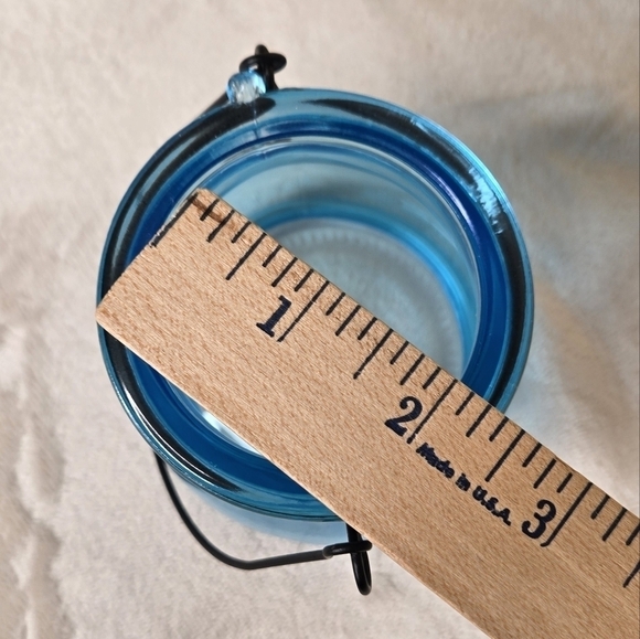 Pink Zebra Blue Glimmer Glass Candle Kit - No Box - Picture 3 of 6